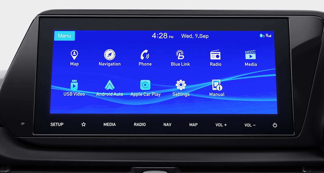 26.03 cm (10.25``) HD touchscreen infotainment & navigation system