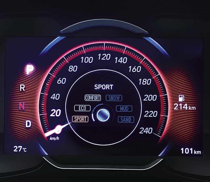 Drive Mode Select (Eco, Comfort and Sport)