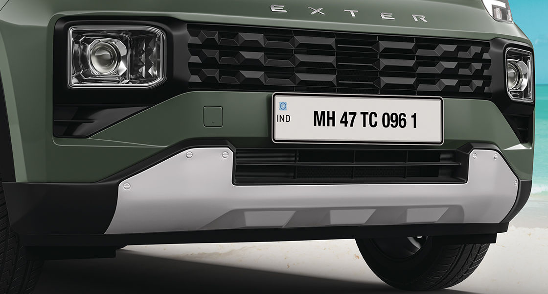 Parametric-designed-front-grille-Solid-wide-front-skid-plate