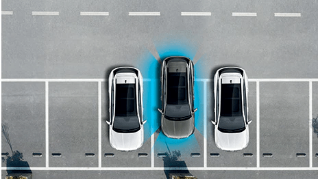 Welcome to hassle-free parking. The Surround View Monitor shows a 360 degree top view of your surroundings making parking safer and easier.