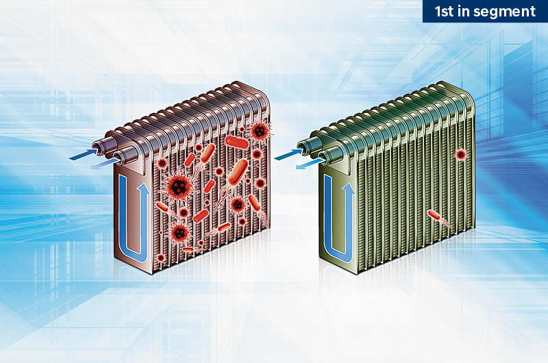 Breathe in fresh air with Eco Coating that keeps the air conditioning system in an initial state for a long time