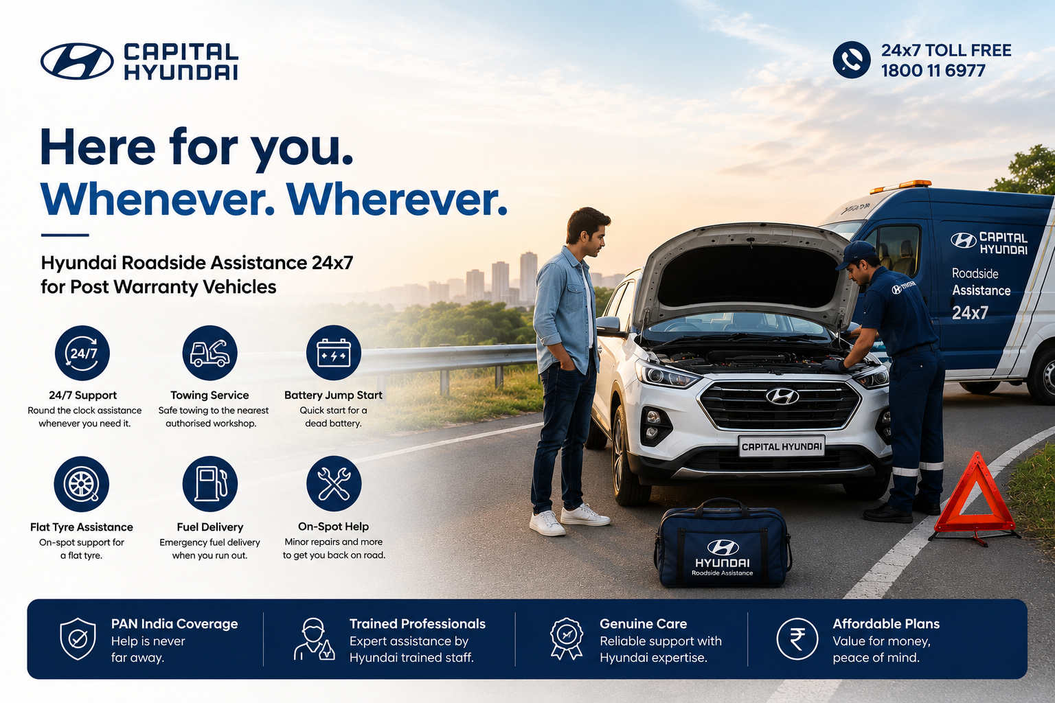 Road Side Assistance (Post Warranty Vehicle)